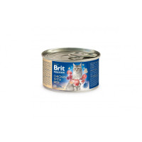 Влажный корм для кошек Brit Premium (Брит Премиум) с курицей и говядиной 200 г