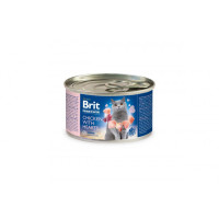 Влажный корм для кошек Brit Premium (Брит Премиум) с курицей и куриными сердечками 6шт*200 г
