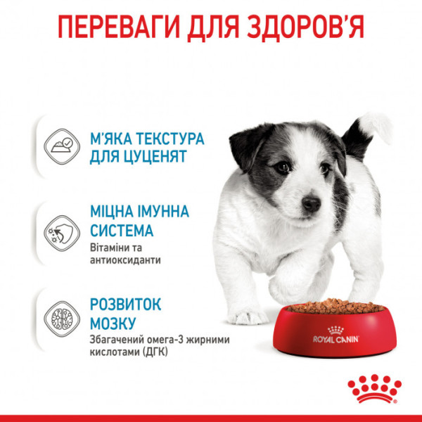 Акція! Вологий корм для цуценят ROYAL CANIN MINI PUPPY 0.085г 8+4