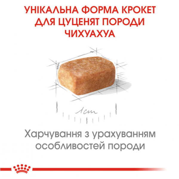 Акція! Корм для цуценят ROYAL CANIN CHIHUAHUA PUPPY 1.5 кг + 500 г у подарунок