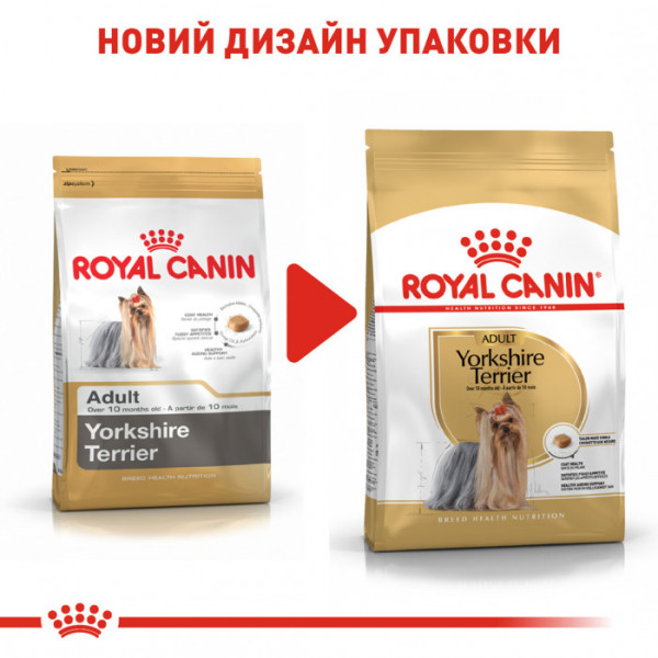 Акція! Корм для дорослих собак ROYAL CANIN YORKSHIRE ADULT 1.5 кг + 500 г у подарунок