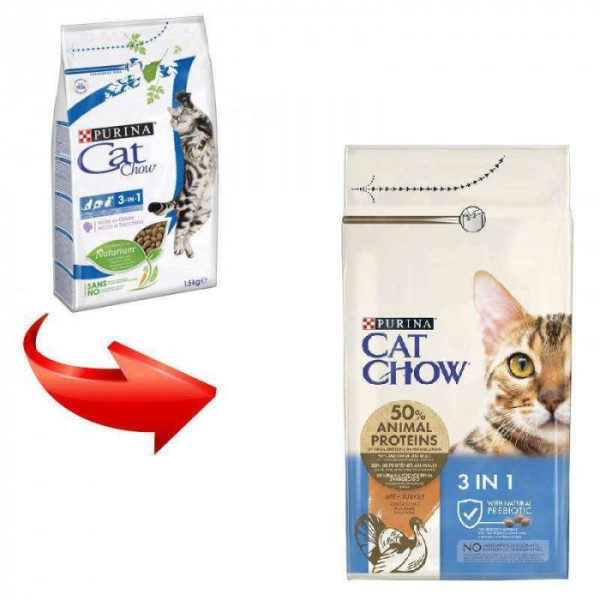 Сухий корм Purina Cat Chow (Кет Чау) Special Care 3 in1 (3 в 1) для котів 15 кг