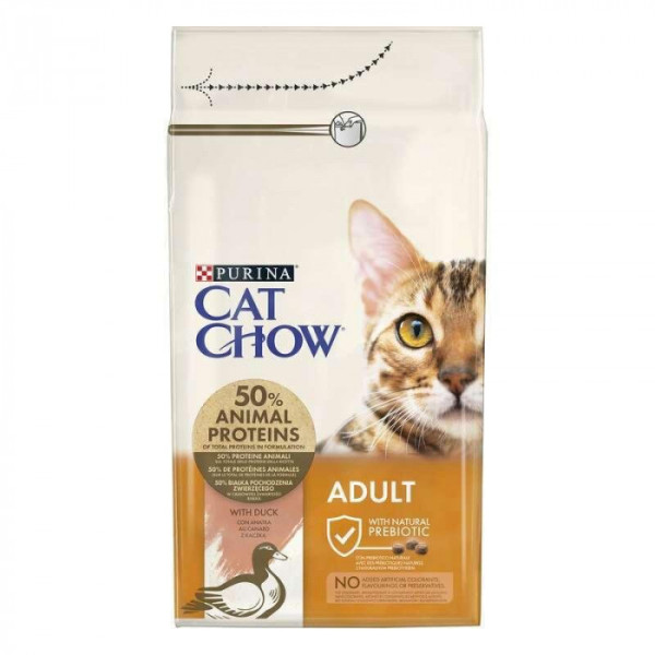 Сухий корм Purina Cat Chow (Кет Чау) Adult Duck для кішок з качкою 1.5 кг