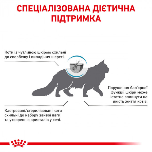 Корм для дорослих котів ROYAL CANIN SKIN&COAT CAT 1.5 кг