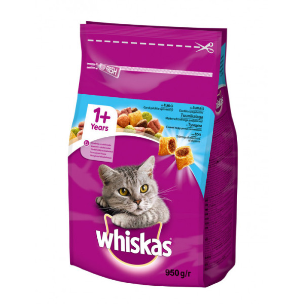 Сухий корм для котів Whiskas смачний подушечки з ягнятком 300 гр