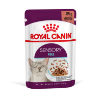 Влажный корм для взрослых кошек ROYAL CANIN SENSORY FEEL GRAVY 85 г * 12 шт блок