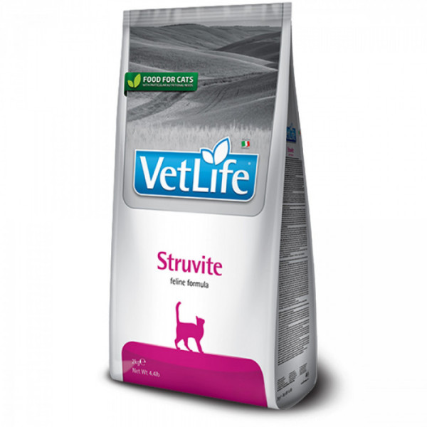 Сухий корм Farmina Vet Life Struvite для котів, для розчинення струвітних уролітів, 2 кг