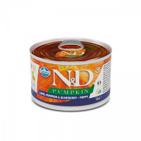 Влажный корм Farmina N&D Grain Free Pumpkin Lamb Puppy Mini для щенков малых пород, тыква/ягненок/черника, 140 г