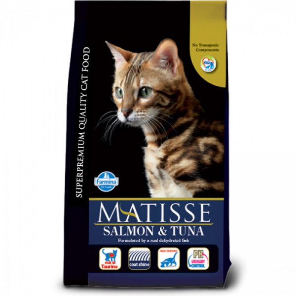 Сухий корм Farmina Matisse Adult Salmon&Tuna для дорослих кішок з лососем та тунцем, 10 кг