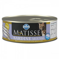 Вологий корм Farmina Matisse Cat Mousse Sardine для дорослих котів, з сардиною, 85 г