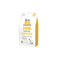 Сухий корм для собак Brit Care Mini GF Hair & Skin 2 кг - лосось та оселедець