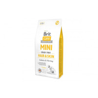 Сухой корм для собак Brit Care Mini GF Hair & Skin 7 кг - лосось и сельдь