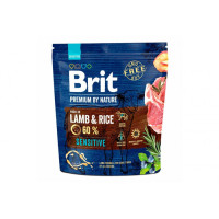 Сухой корм для собак Brit Premium Dog Sensitive 1 кг - ягненок и рис