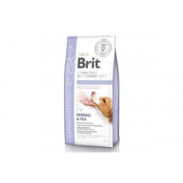Сухий корм для собак у разі хвороб ШКТ Brit Veterinary Diet Dog Gastrointestinal 12 кг