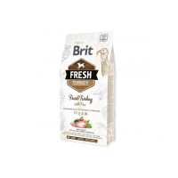 Сухий гіпоалергенний корм для собак з надмірною вагою Brit Fresh (Брит Фреш) Turkey & Pea Light Fit & Slim Adult 2,5 кг зі свіжої індичкою та горошком