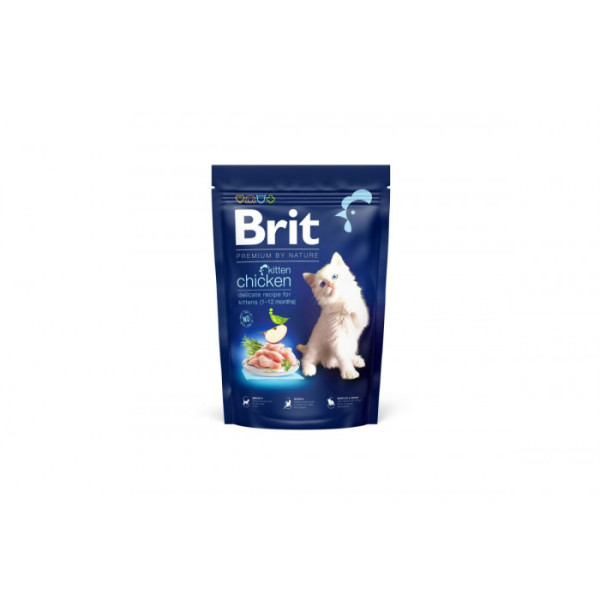 Сухий корм для кошенят Brit Premium by Nature Cat Kitten 1,5 кг (курка)