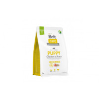 Корм для щенков Brit Care Dog Sustainable Puppy Chicken & Insect с курицей и насекомыми, 3 кг