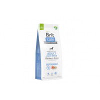 Корм для собак больших пород Brit Care Dog Sustainable Adult Large Breed Chicken & Insect с курицей и насекомыми, 12 кг