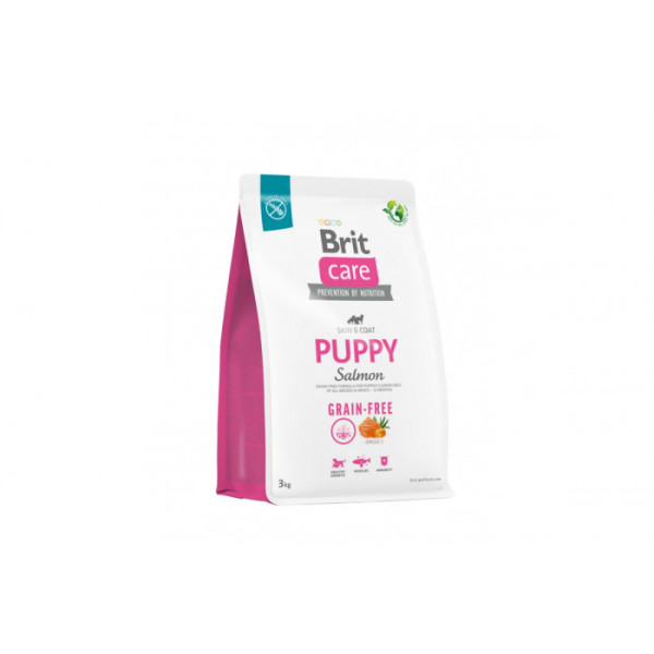 Корм для цуценят Brit Care Dog Grain-free Puppy Salmon беззерновий з лососем, 3 кг