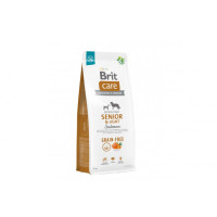 Корм для стареющих собак Brit Care Dog Grain-free Senior & Light Salmon беззерновой с лососем, 12 кг