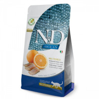 Сухий беззерновий корм Farmina N&D Ocean Herring&Orange Neutered для стерилізованих кішок, з оселедцем 5 кг