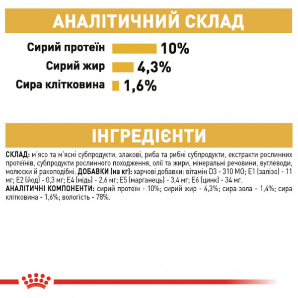 Акція! 3+1! Вологий корм для дорослих котів ROYAL CANIN MAINECOON ADULT 85 г