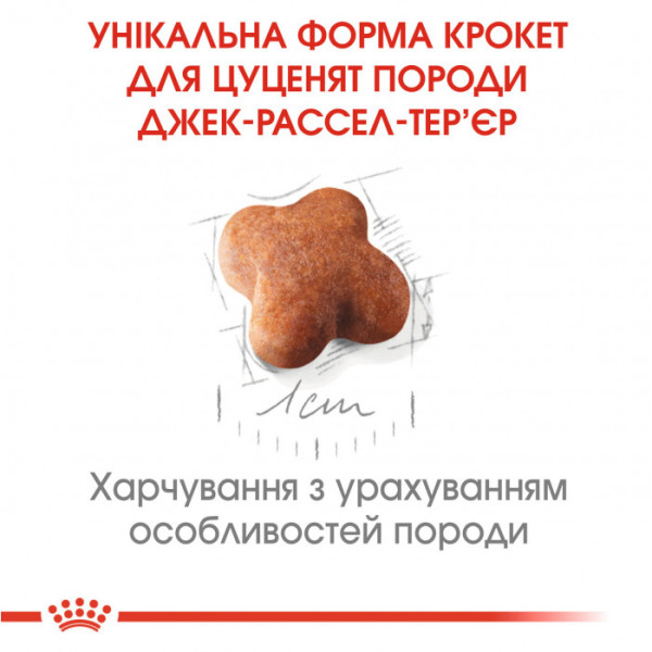 Корм для цуценят ROYAL CANIN JACK RUSSEL PUPPY 1.5 кг