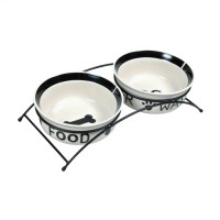 Миски керамические на подставке Trixie «Eat on Feet» 2 x 1,6 л / 20 см