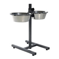 Стійка з мисками для собак Trixie 2 x 0.75 л / 15 см
