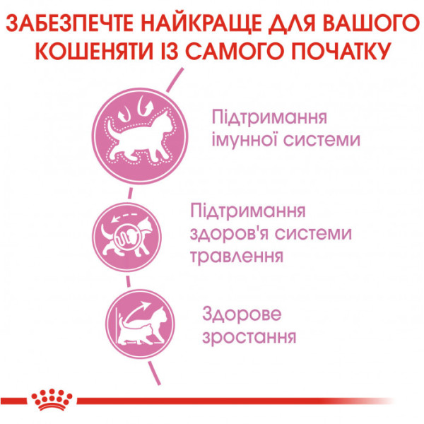 Акція! ROYAL CANIN KITTEN 2 кг. Набір для котенка: корм + плед і миска в подарунок