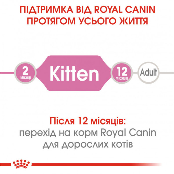Акція! ROYAL CANIN KITTEN 2 кг. Набір для котенка: корм + плед і миска в подарунок