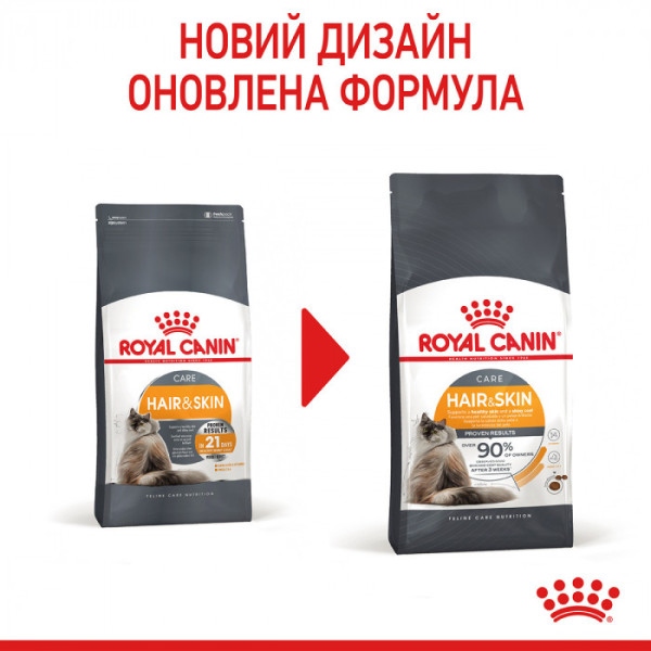 Корм для котів ROYAL CANIN HAIR&SKIN CARE 2 кг