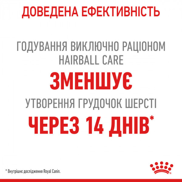 Акція! Корм для котів ROYAL CANIN HAIRBALL CARE 1.6 кг + 400 г у подарунок