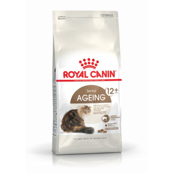 Корм для зрілих домашніх котів ROYAL CANIN AGEING 12+  2 кг