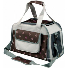 Сумка-переноска для собак і кішок Trixie Libby Carrier 25 х 27 x 42 см до 7 кг Коричнева із сірим