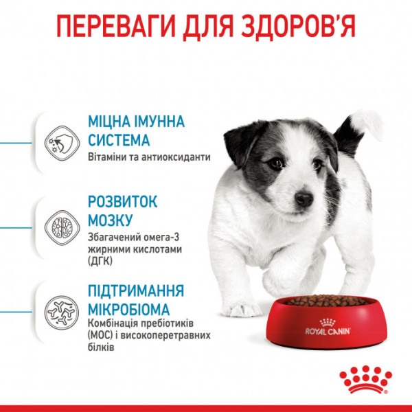 Корм для цуценят ROYAL CANIN MINI PUPPY 8 кг + 1 таблетка Бравекто 4,5-10 кг в подарунок!
