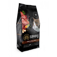 Сухий корм Savory Fresh Lamb & Turkey для кішок з чутливим травленням зі свіжим ягнятком та індичкою 2 кг