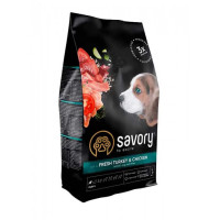 Сухий корм Savory Puppy Fresh Turkey & Chicken для цуценят з м'ясом індички та курки 1 кг