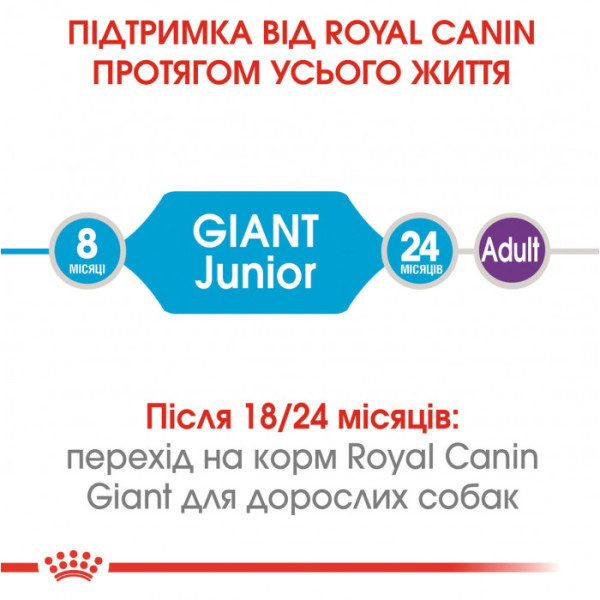 Корм для молодих собак ROYAL CANIN GIANT JUNIOR 15 кг