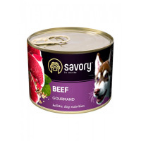 Вологий корм Savory для дорослих собак з яловичиною 200 г
