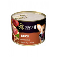 Вологий корм Savory для дорослих собак з качкою 6шт*200 г