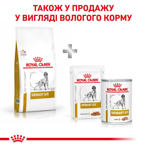 Корм для дорослих собак ROYAL CANIN URINARY S/O DOG 13 кг