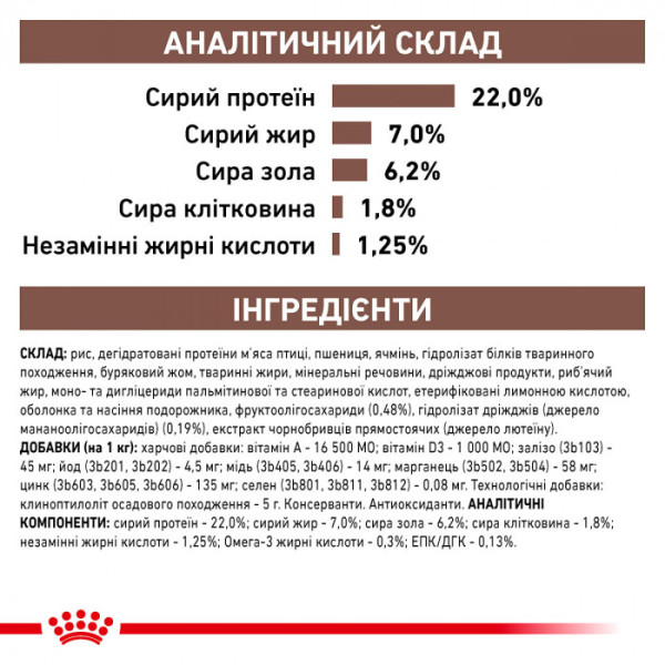 Корм для дорослих собак ROYAL CANIN GASTRO INTESTINAL LOW FAT DOG 6 кг