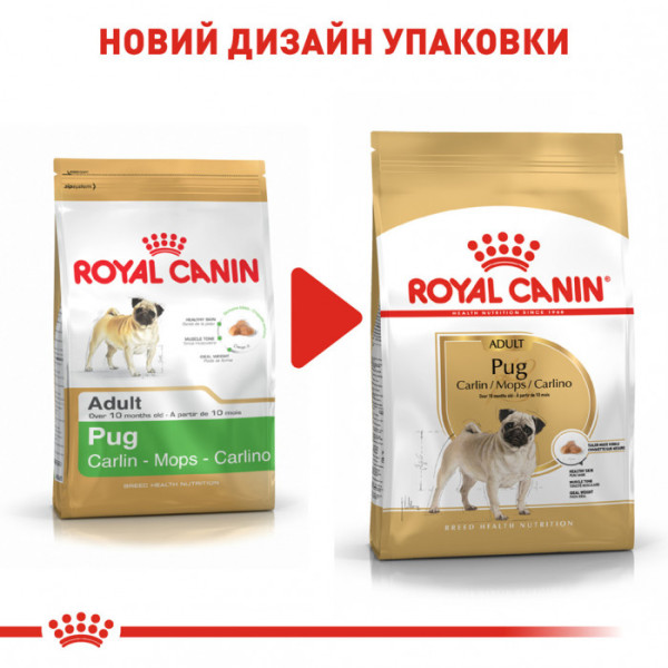 Корм для дорослих собак ROYAL CANIN PUG ADULT 1.5 кг