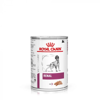 Акція! 10 шт+2 шт в подарунок Вологий корм для дорослих собак ROYAL CANIN RENAL CANINE Cans 410 г