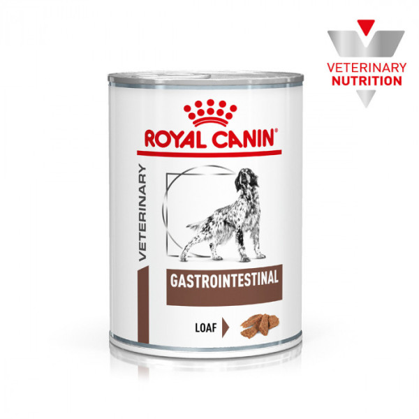 Акція! 10 шт+2 шт в подарунок Вологий корм для дорослих собак ROYAL CANIN GASTRO INTESTINAL DOG Cans 400 г
