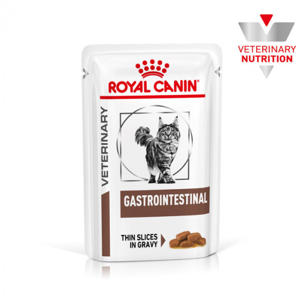 Вологий корм для дорослих котів ROYAL CANIN GASTRO-INTESTINAL CAT Pouches  85 г x 12 шт