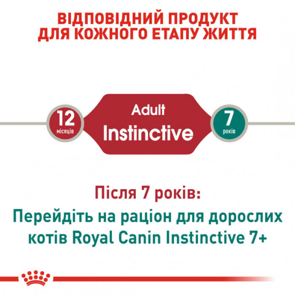 Вологий корм для дорослих котів ROYAL CANIN INSTINCTIVE IN JELLY 85 г * 12 шт блок
