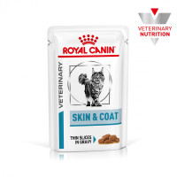 Влажный корм для взрослых кошек ROYAL CANIN SKIN & COAT CAT Pouches 85 г x 12 шт