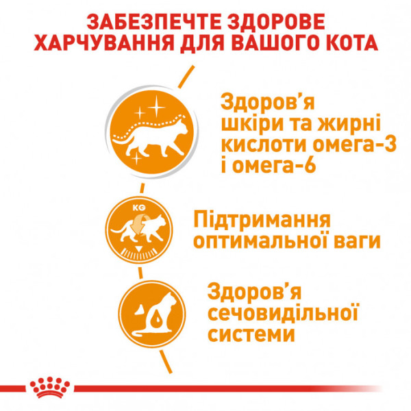 Вологий корм для дорослих  котів ROYAL CANIN INTENSE BEAUTY IN JELLY 85 г * 12 шт блок